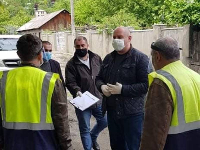 ცაგერის მუნიციპალიტეტში ინფრასტრუქტურული სამუშაოები განახლდა